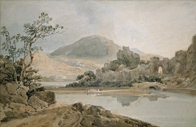 Conway Castle, North Wales by Thomas Girtin